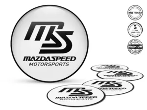 Mazda Speed Silikonaufkleber Edition Individuelle Radlabels